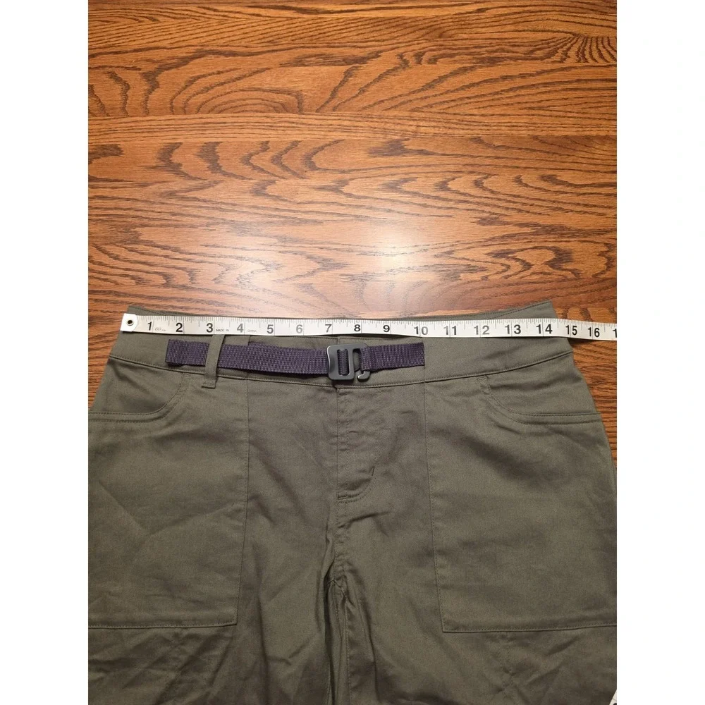 NWT Pearl‎ Izumi Rove Shorts Womens Sz 4 Olive Green Belted Casual Cycling 5.5